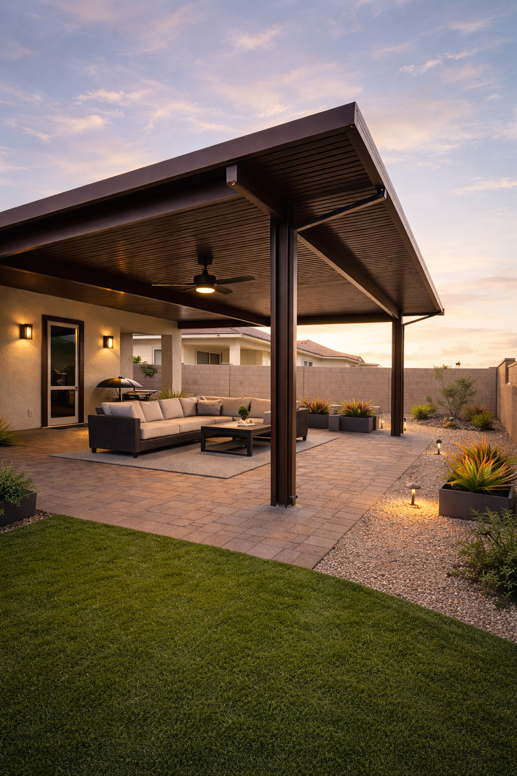 Beautiful custom patio cover